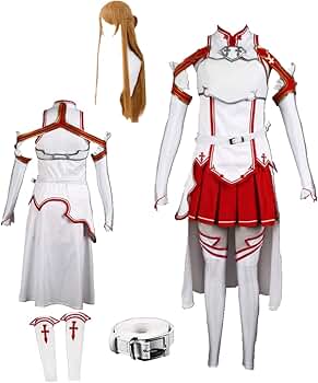 コスプレ衣装 white Amazon.com: ZNZXYCOS Anime Game Cosplay White Sleeveless Coat Red
